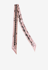 Pucci Mixed Print Silk Bandeau Scarf Pink 6HGB22 6HC05 1