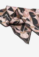 Pucci Manuba Print Silk Triangle Scarf Multicolor 6HGB60 6HC21 1