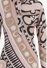 Pucci Soleil-Print Chemisier Maxi Dress Multicolor 6HJI65 6H887 063