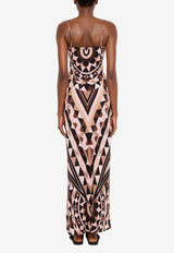 Pucci Manuba Print Midi Dress Multicolor 6HRI27 6H773 039
