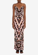 Pucci Manuba Print Midi Dress Multicolor 6HRI27 6H773 039