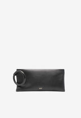 Aura Leather Clutch Bag