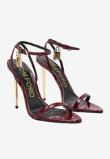 Padlock 90 Naked Python-Printed Sandals