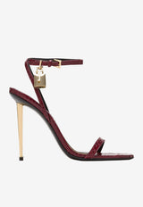 Padlock 90 Naked Python-Printed Sandals