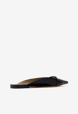 Julianne Patent Python-Printed Mules