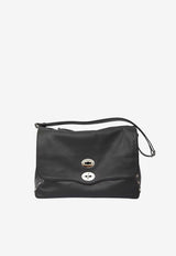 Zanellato Medium Postina Daily Shoulder Bag Black 068010M-0040000-Z0001