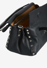 Zanellato Small Dotta Leather Top Handle Bag Black 068750S-1120000-Z0001