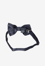 Tagliatore Adjustable Knotted Bow Tie Navy PAPILLON-A10003-1254