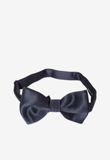 Tagliatore Adjustable Knotted Bow Tie Navy PAPILLON-A10003-1254