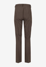 S Max Mara Fati Straight-Leg Tailored Pants Color 2619131061600SMMFATI_032