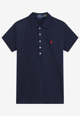 Polo Ralph Lauren Logo Embroidered Polo T-shirt Blue 211B18200005CO/S_POLOR-NN