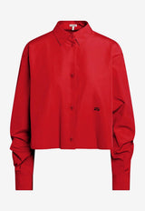 Loewe Anagram Boxy Shirt Red S540Y05XCMCO/S_LOEW-7100