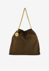 Stella McCartney Medium Falabella Chain Drawstring Shoulder Bag Brown 7B0180WP0543_2017