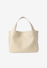 Stella McCartney Perforated Logo Tote Bag Brown 7B0183WP0687_9561