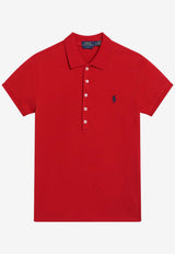 Polo Ralph Lauren Logo Embroidered Polo T-shirt Red 211B18200008CO/S_POLOR-RN