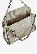 Stella McCartney Mini Falabella Metallic Tote Bag Lime 371223WP0301_3038