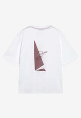 Jacquemus Printed Beach T-shirt White TSU00320AJ00285/S_JACQM-1NG