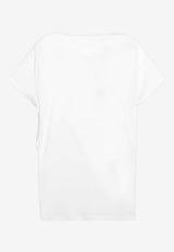 Jacquemus Mistral Draped Top White TOW00912AJ00253/S_JACQM-100