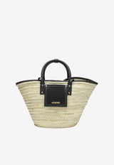 Jacquemus Le Panier Soli Basket Tote Bag Black BAW00045AC01C02/S_JACQM-990