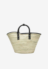 Jacquemus Le Panier Soli Basket Tote Bag Black BAW00045AC01C02/S_JACQM-990