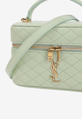 Gaby Quilted Lambskin Vanity Bag