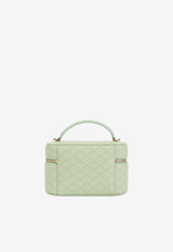 Gaby Quilted Lambskin Vanity Bag
