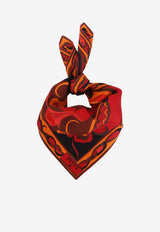 Signature Print Silk Scarf