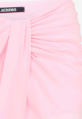 Draped Muslin Pareo Skirt