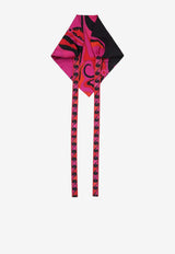 Printed Silk Triangle Hairband