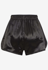 Viscose Satin Track Shorts