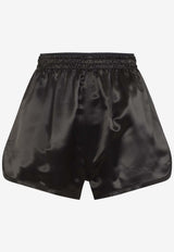 Viscose Satin Track Shorts