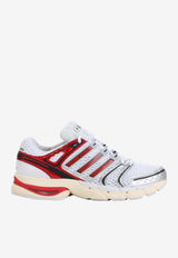 Mesh and Metallic Technical Sneakers