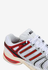 Mesh and Metallic Technical Sneakers