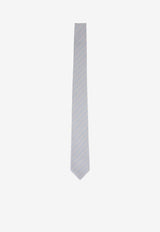 Striped Silk Jacquard Tie