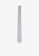 Striped Silk Jacquard Tie
