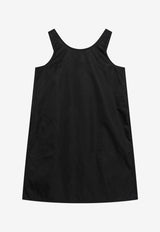 Prada Triangle Logo Mini Dress Black 230753OOO1WQ8/T_PRADA-F0002