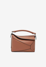 Loewe Small Puzzle Edge Calfskin Bag Brown A510P60XACLE/T_LOEW-2530