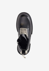 Rick Owens Army Gabe Leather Ankle Boots Black RU01F2829LOO_09