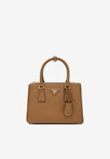 Prada Small Galleria Saffiano Leather Handbag Brown 1BA896EOONZV/T_PRADA-F03BH