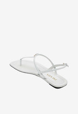 Prada Patent Leather Thong Sandals White 1Y395O005069/T_PRADA-F0009