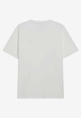 Prada Garment-Dyed Logo T-shirt White 3578BROOO19Z8/T_PRADA-F0009