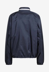 Prada Zip-Up Bomber Jacket Blue 292385OOO1WQ9/T_PRADA-F0AA7