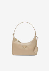 Prada Re-Edition 2005 Triangle Logo Shoulder Bag Beige 1N204XR064/T_PRADA-F0Y8C