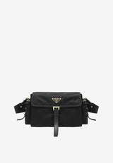 Prada Medium Explore Re-Nylon Crossbody Bag Black 1BD394NOORDLN/T_PRADA-F0002