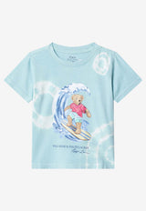 Polo Ralph Lauren Kids Boys Surfing Polo Bear T-shirt Green 323B13595001CO/S_POLOR-PA