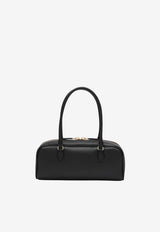 Prada Stamped Logo Leather Top Handle Bag Black 1BB170OOO2CYS/T_PRADA-F0002
