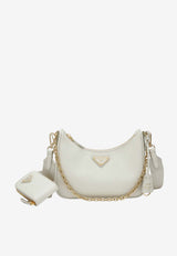 Prada Re-Edition 2005 Leather Shoulder Bag White 1BH204V2PNZV/T_PRADA-F0CHZ