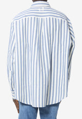 Jacquemus Voilier Striped Shirt Light Blue ESHM00624A-W00855-3JK