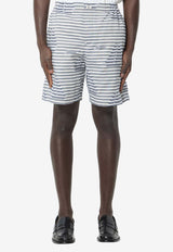 Jacquemus Caleçon Stripe Bermuda Shorts Blue ESOM00552-AW00838-3JB