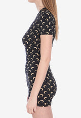 Marine Serre Moon Jersey Top Black UTS001AC-JER0001-IT99